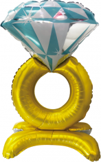 Шар Фигура на подставке, Кольцо с бриллиантом (в упаковке)
